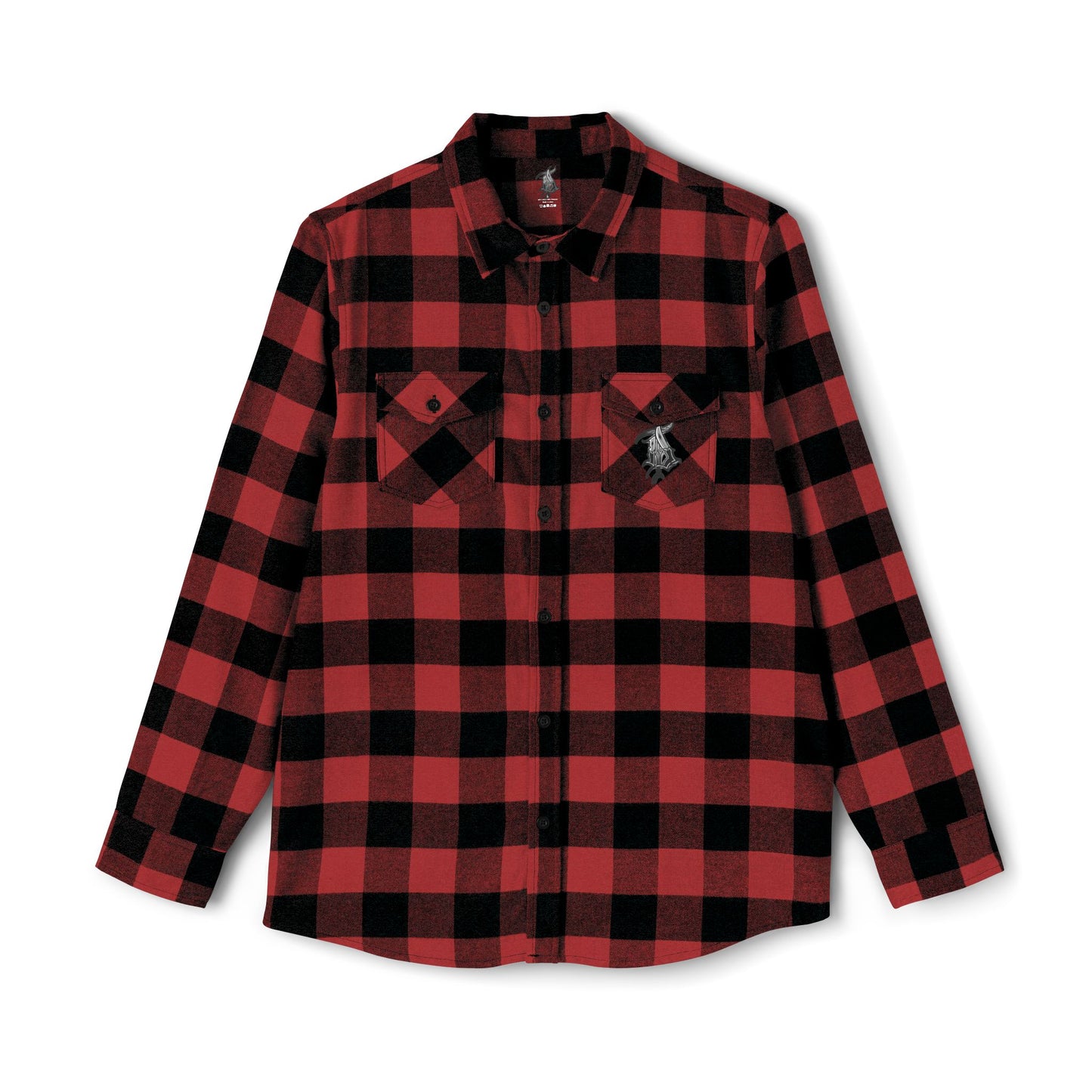 Unisex Flannel Shirt with Bold Zebra Graphic –