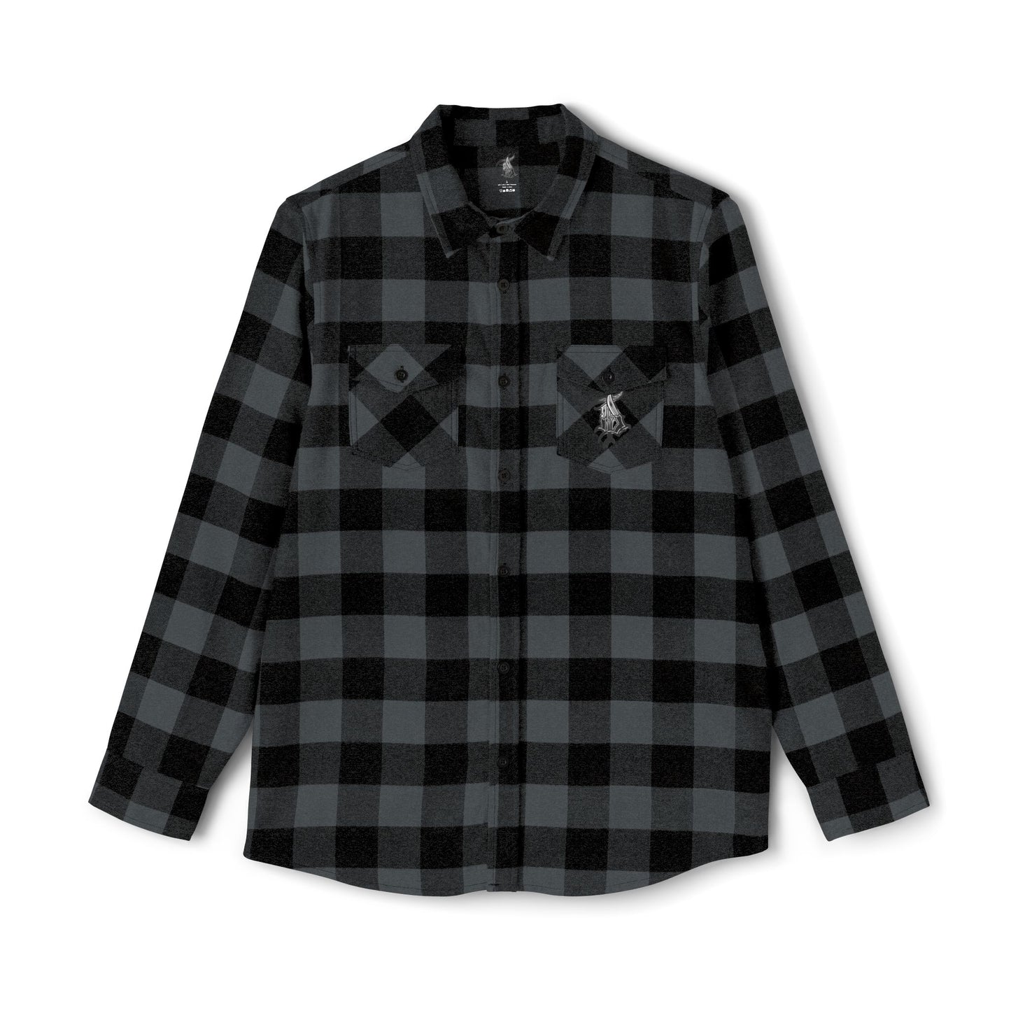 Unisex Flannel Shirt with Bold Zebra Graphic –