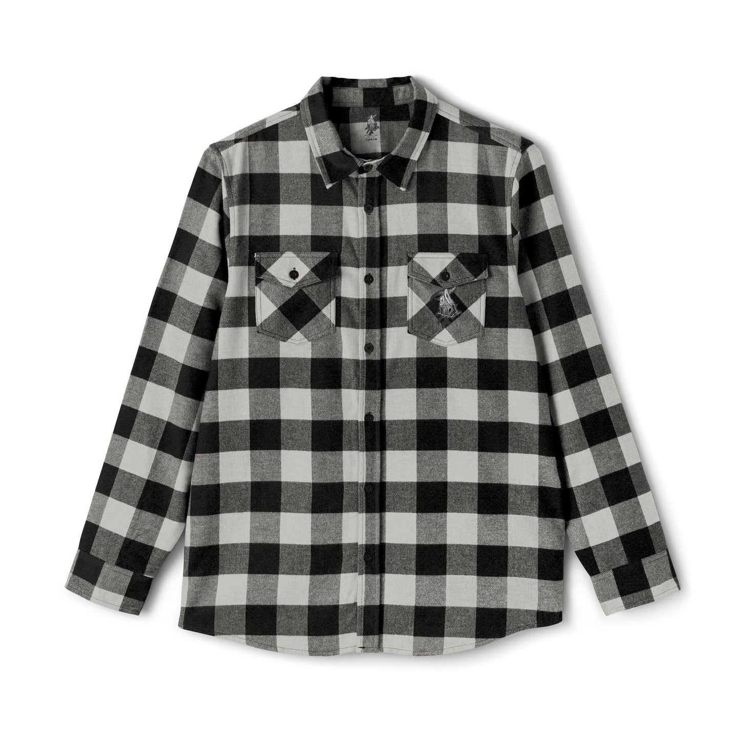 Unisex Flannel Shirt with Bold Zebra Graphic –