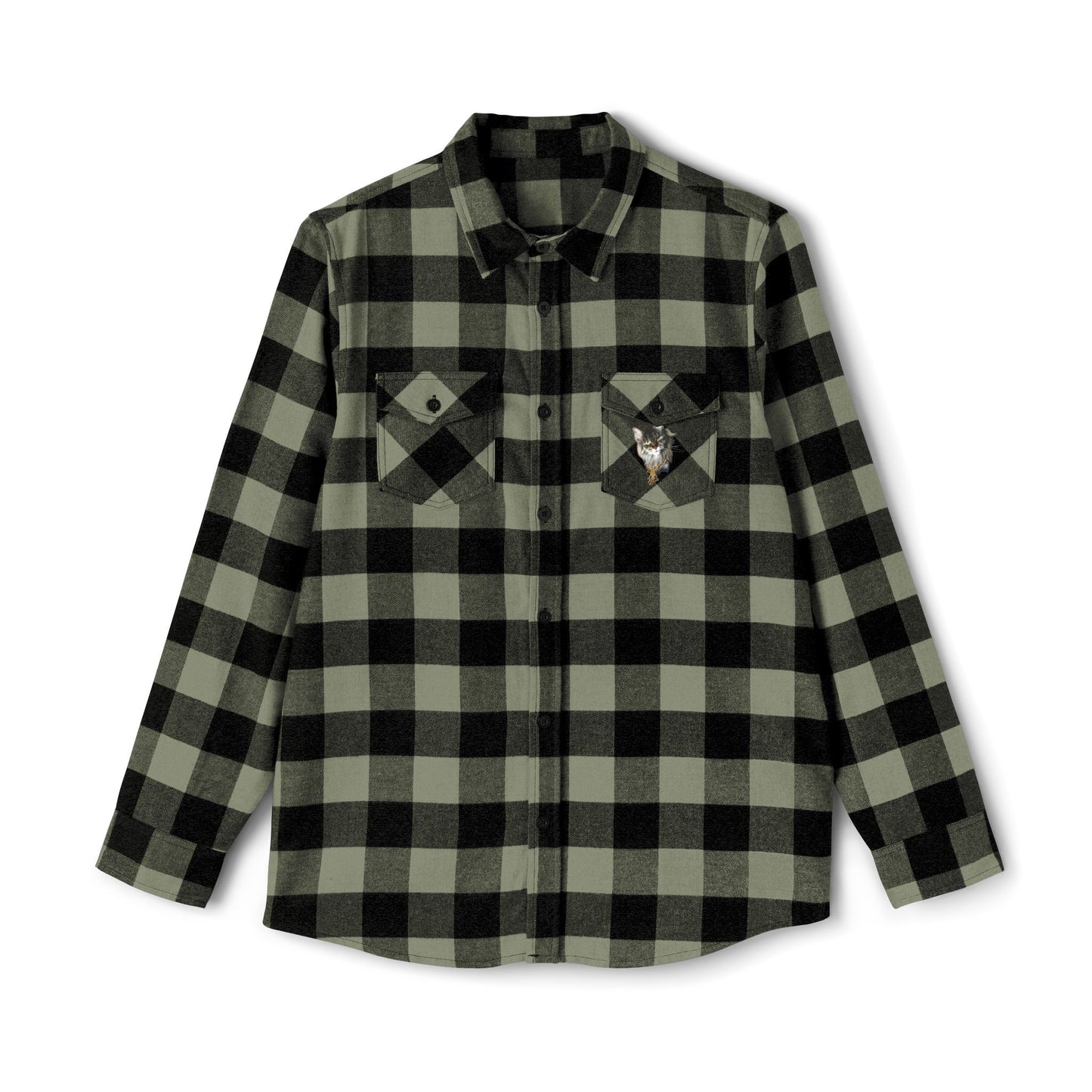 Cat Lover Unisex Flannel Shirt - Cozy Plaid Warmth for Fall & Winter